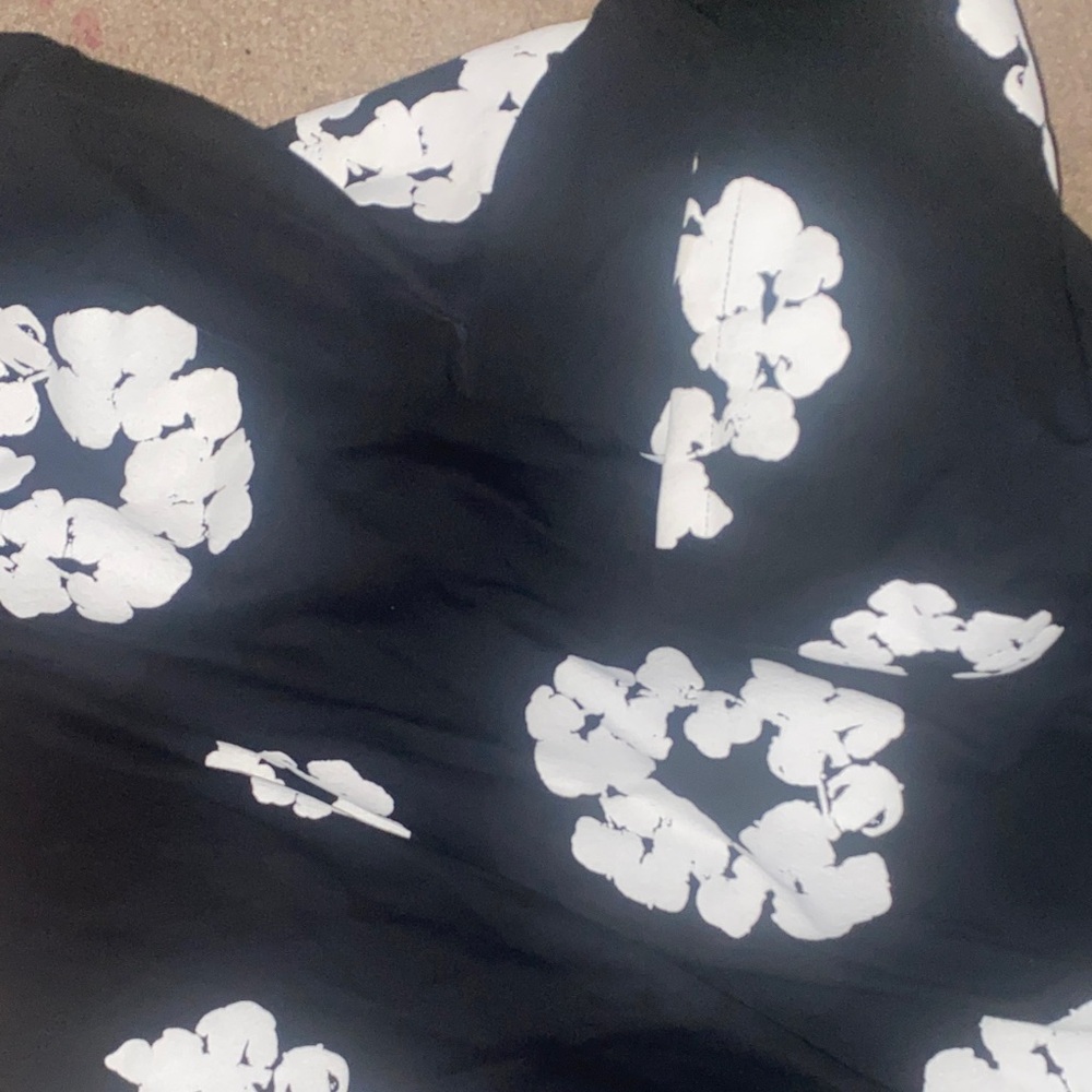 Black and White Floral Men's Sweater